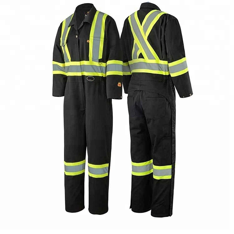 Professional Factory Direct Work Wear Workwear Reflective Safety Overall Coverall Working Uniform