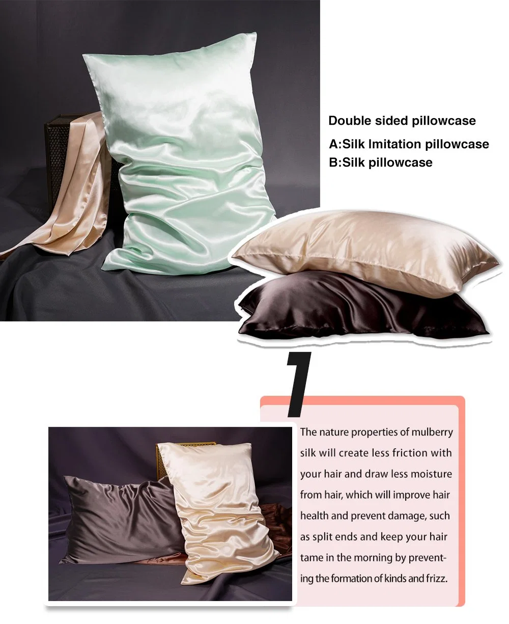 Imitated Silk Fabric Pillowcase Sleepful Pillowslip High Quality Satin Pillowcase