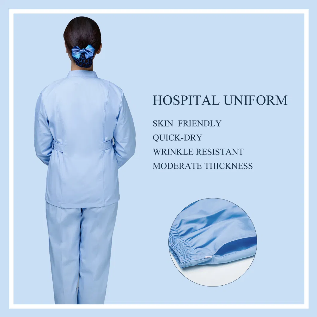 Factory OEM Medical Uniform Nurse Clothes Scrub Uniform Scrubs for Hospital Doctor and Nurse