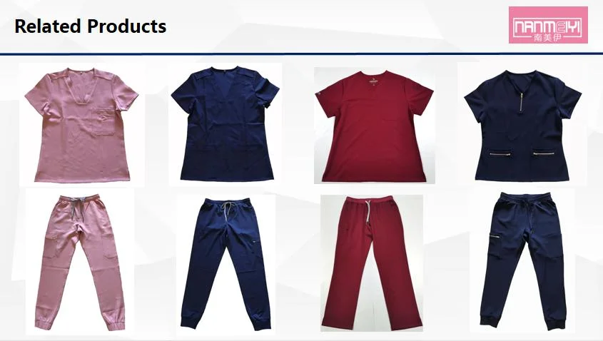 2023 Short Sleeve Doctor Uniforms Athletic Medical Nursing Scrubs Uniform