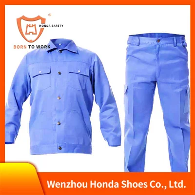 Customized Men′s Labor Insurance Work Suits Men Suits for Work Clothes High Resistant Electric Welding Flame Retardant Working Garment Work Suit