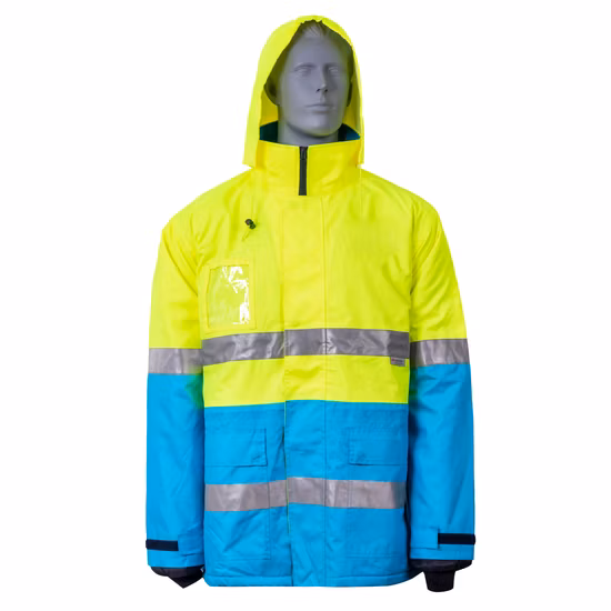 Safety Workwear Eniso20471 Hi Vis Parka Jacket Reflective Winter Parka
