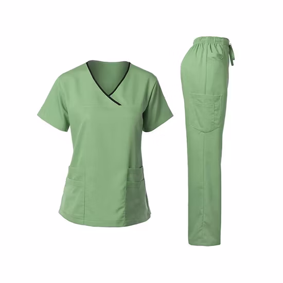 Custom Women Nursing Suit Doctor Beautician Hospital Stretchy