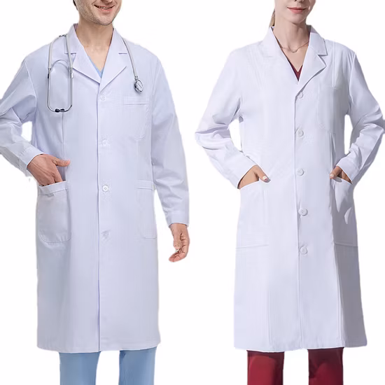 Medical White Lab Coat Hospital Doctor Lab Coats Women Workwear